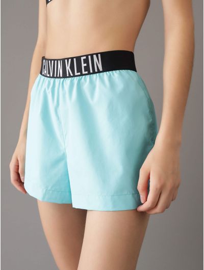 Traje-de-Baño-Calvin-Klein-Logo-Mujer-Azul