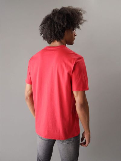 Playera-Calvin-Klein-Logo-Estampado-Hombre-Rojo