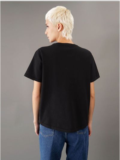 Playera-Calvin-Klein-Acanalado-Mujer-Negro