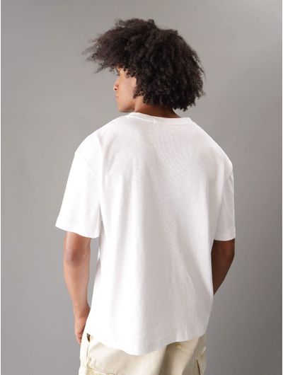 Playera-Calvin-Klein-Bloque-Acanalado-Hombre-Blanco