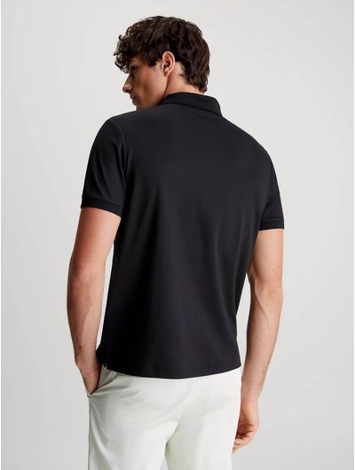 Polo-Calvin-Klein-Cremallera-Hombre-Negro