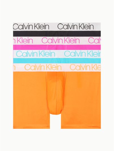 Trunks-Calvin-Klein-Microfiber-Paquete-de-4-Hombre-Multicolor