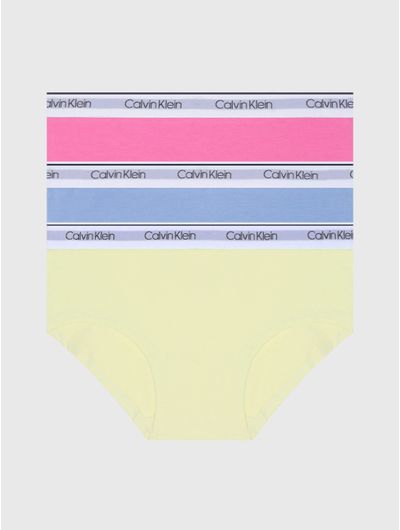 Hipsters-Calvin-Klein-Modern-Cotton-Paquete-de-3-Niña-Multicolor