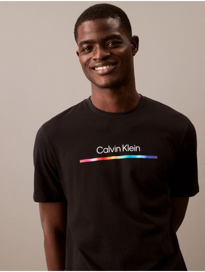 Playera-Calvin-Klein-Pride-Logo-Negro