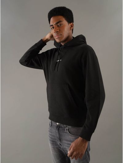 Sudadera-Calvin-Klein-Logo-Estampado-Hombre-Negro