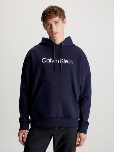 Sudadera-Calvin-Klein-con-Logo-Hombre-Azul