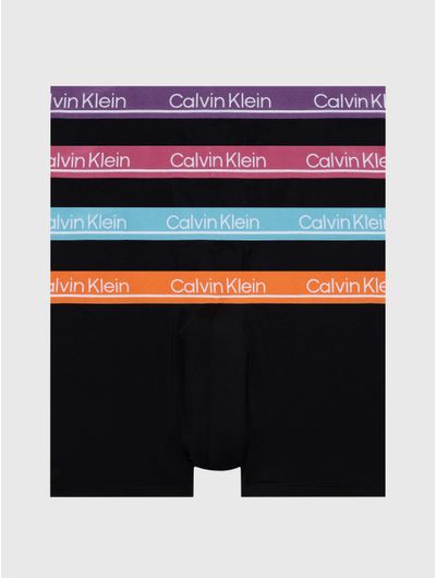 Trunks-Calvin-Klein-Microfiber-Paquete-de-4-Hombre-Negro