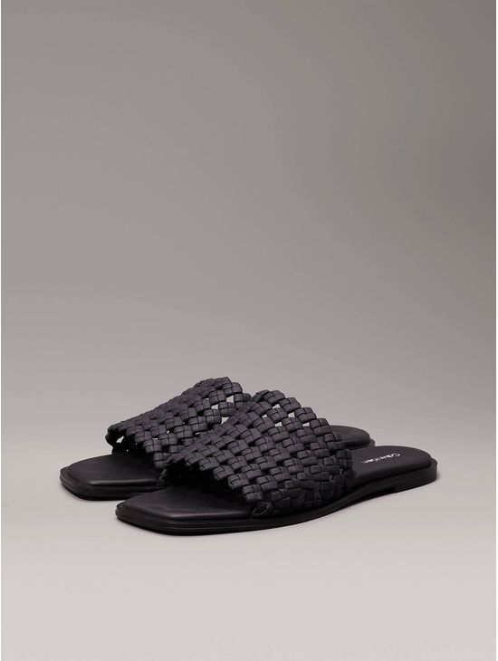 Sandalias-Calvin-Klein-Tejidas-Mujer-Negro