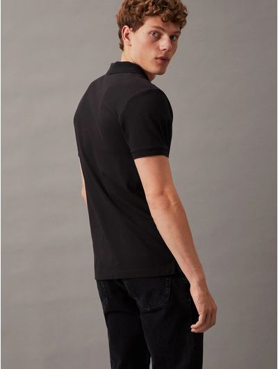 Polo-Calvin-Klein-Monograma-Hombre-Negro