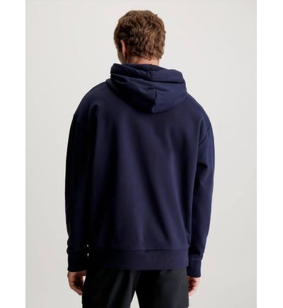 Sudadera Calvin Klein con Logo Hombre Azul Sudaderas Calvin Klein calvinkleinmx