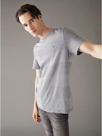 Playera-Calvin-Klein-Franjas-Hombre-Gris