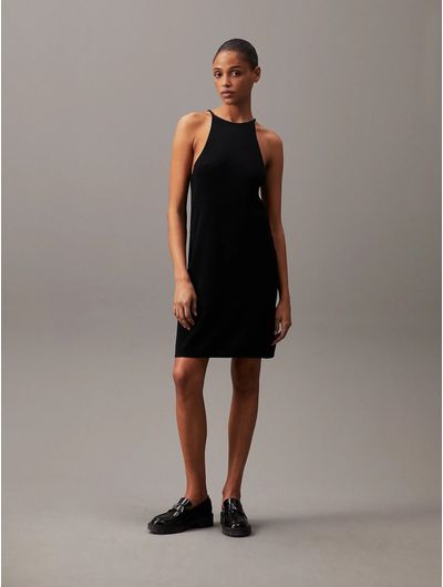 Vestido-Calvin-Klein-Canale-de-Tirantes-Mujer-Negro