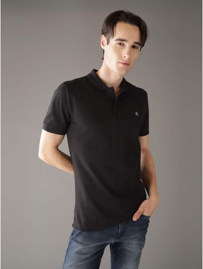 Polo-Calvin-Klein-Monograma-Bordado-Hombre-Negro