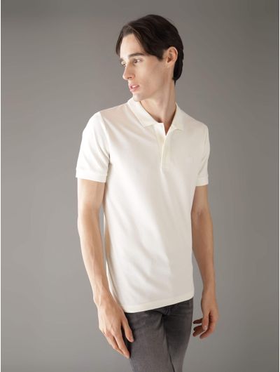 Polo-Calvin-Klein-Monograma-Bordado-Hombre-Beige