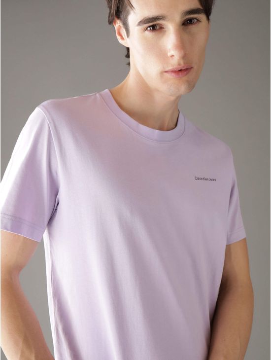 Playera-Calvin-Klein-Logo-Hombre-Morado