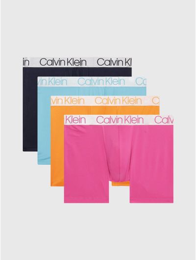 Trunks-Calvin-Klein-Microfiber-Paquete-de-4-Hombre-Multicolor