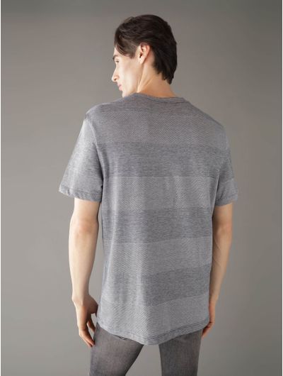 Playera-Calvin-Klein-Franjas-Hombre-Gris