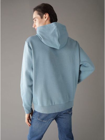 Sudadera-Calvin-Klein-Logo-Hombre-Azul