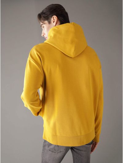 Sudadera-Calvin-Klein-Logo-Estampado-Hombre-Amarillo