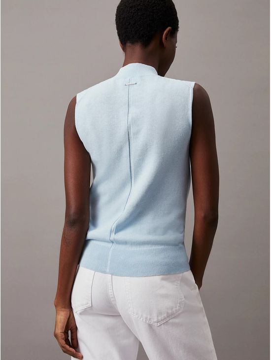 Chaleco-Calvin-Klein-Slim-Mujer-Azul