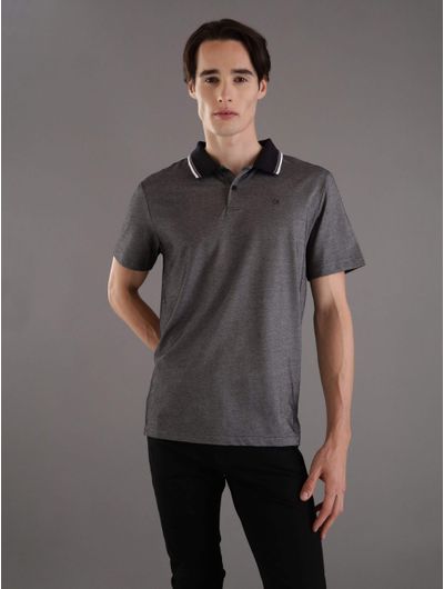 Polo-Calvin-Klein-Acabado-Jaspeado-Hombre-Gris