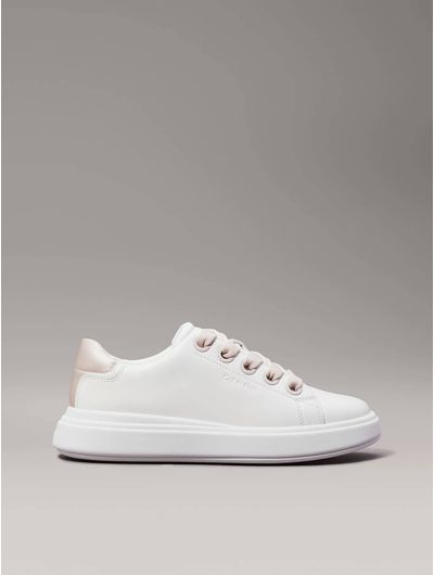 Tenis-Calvin-Klein-de-Piel-Mujer-Blanco