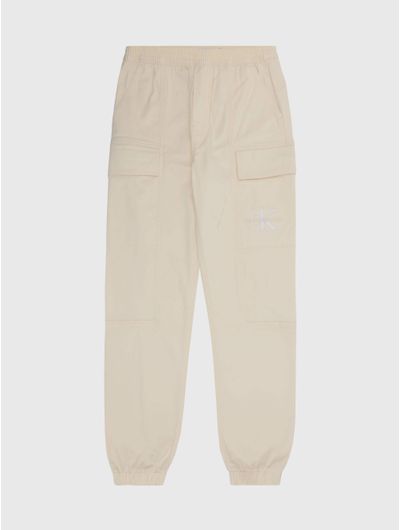 Pantalon-Calvin-Klein-Bolsillos-Cargo-Niño-Beige