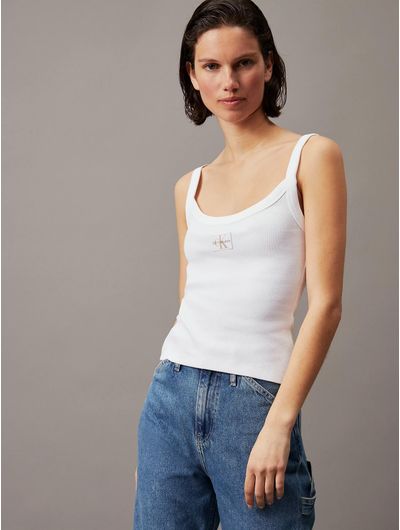 Playera-Calvin-Klein-de-Tirantes-con-Monologo-Mujer-Blanco