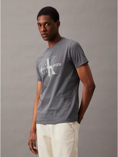 Playera-Calvin-Klein-Slim-Monologo-Hombre-Gris