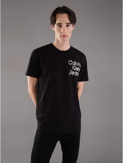 Playera-Calvin-Klein-Logo-Estampado-Hombre-Negro