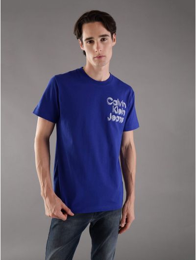 Playera-Calvin-Klein-Logo-Estampado-Hombre-Azul