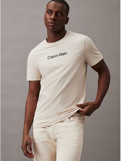 Playera-Calvin-Klein-con-Logo-Hombre-Beige