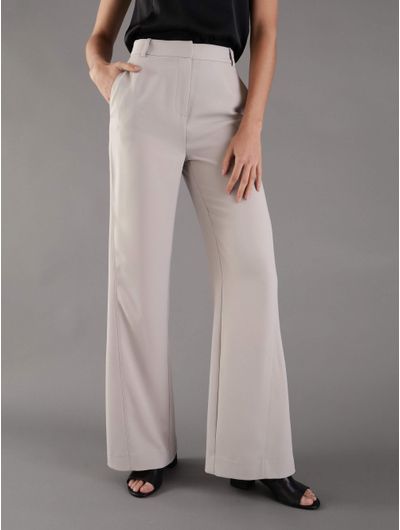 Pantalon-Calvin-Klein-Tejido-Texturizado-Mujer-Beige