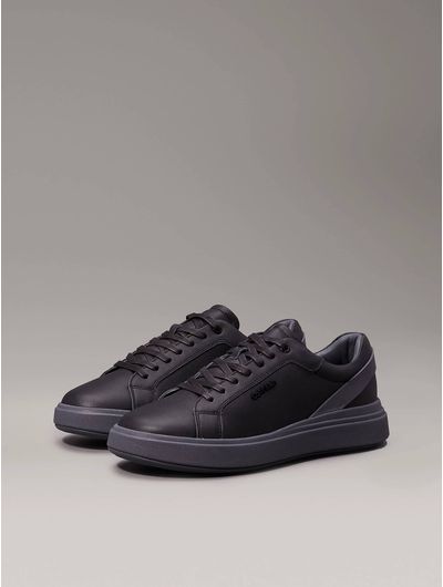 Tenis-Calvin-Klein-de-Piel-Hombre-Negro