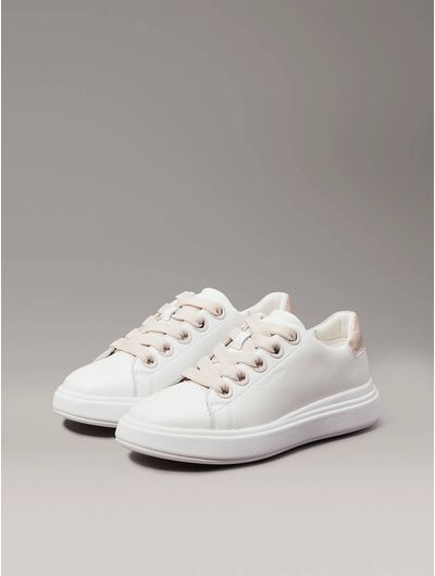 Tenis-Calvin-Klein-de-Piel-Mujer-Blanco
