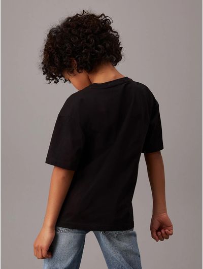 Playera-Calvin-Klein-con-Estampado-Niño-Negro