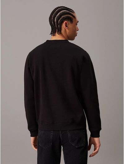 Sudadera-Calvin-Klein-de-Felpa-Hombre-Negro