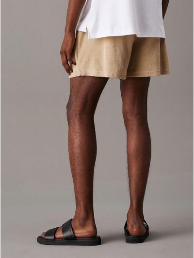 Shorts-Calvin-Klein-Towel-Hombre-Cafe