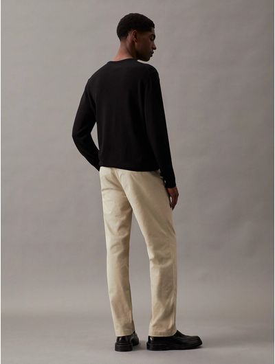 Pantalon-Calvin-Klein-Straight-Hombre-Beige