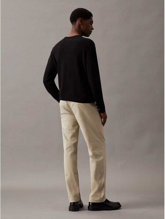 Pantalon-Calvin-Klein-Straight-Hombre-Beige