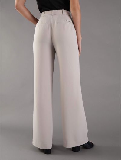Pantalon-Calvin-Klein-Tejido-Texturizado-Mujer-Beige