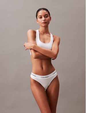 Tanga-Calvin-Klein-Modern-Cottom-Mujer-Blanco