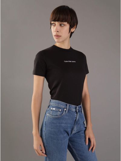 Playera-Calvin-Klein-Logo-Mujer-Negro