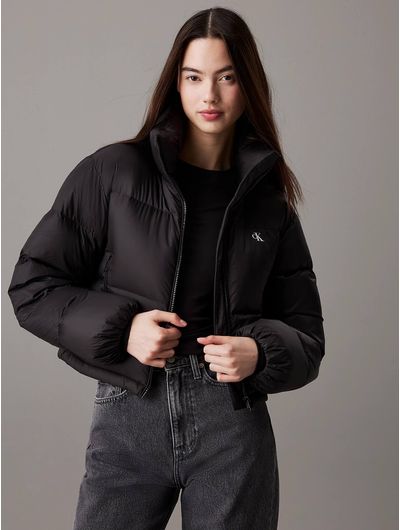 Chamarra-Calvin-Klein-Puffer-Cropped-Mujer-Negro