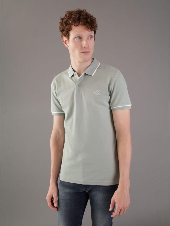 Polo-Calvin-Klein-Monograma-Hombre-Verde