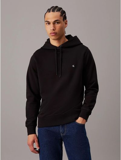 Sudadera-Calvin-Klein-Monograma-Hombre-Negro