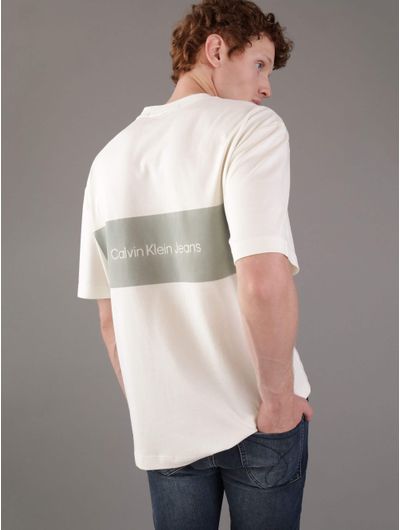 Playera-Calvin-Klein-Bloque-Gamuza-Hombre-Beige