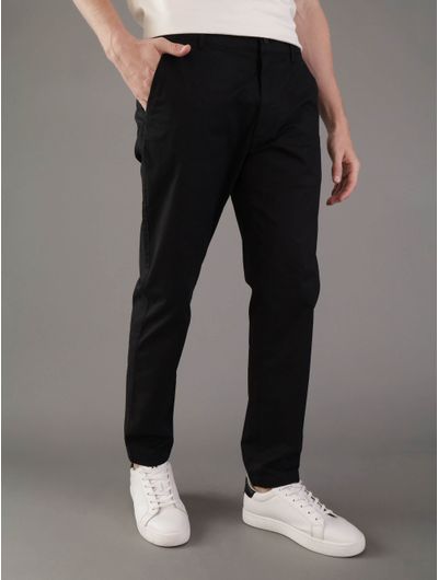 Pantalon-Calvin-Klein-Monograma-Hombre-Negro