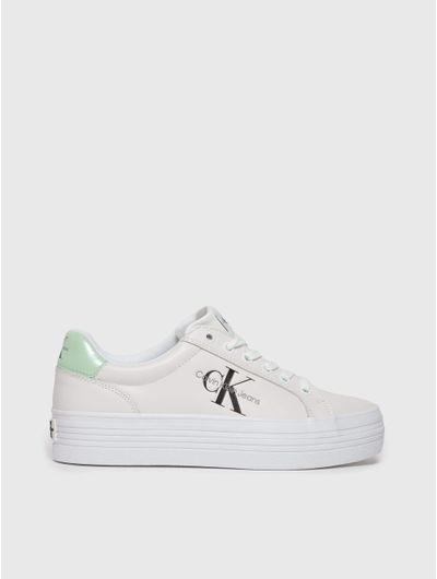 Tenis-Calvin-Klein-de-Piel-Mujer-Blanco