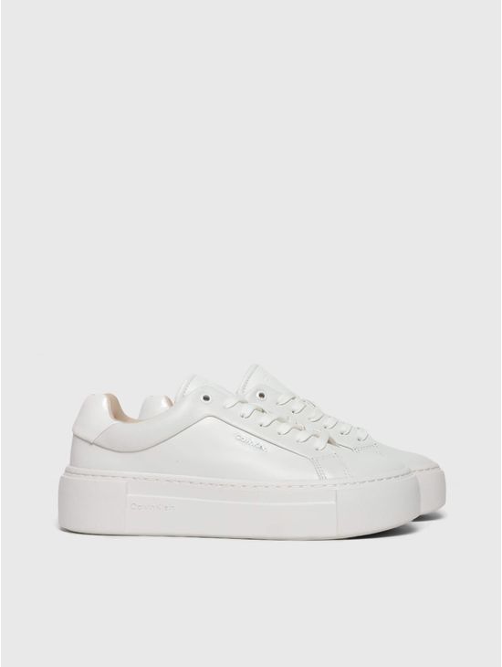 Tenis-Calvin-Klein-de-Piel-Mujer-Blanco